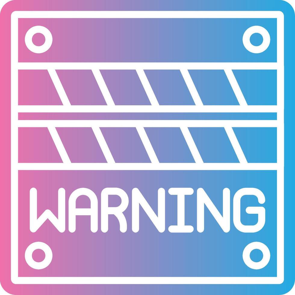 Warning Web-Based Design Element vector