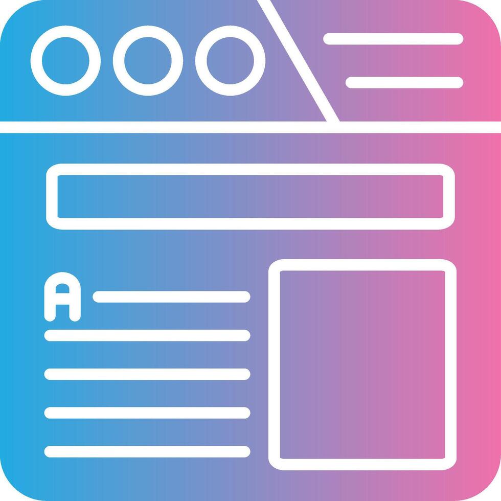 Headline Responsive App Shape vector