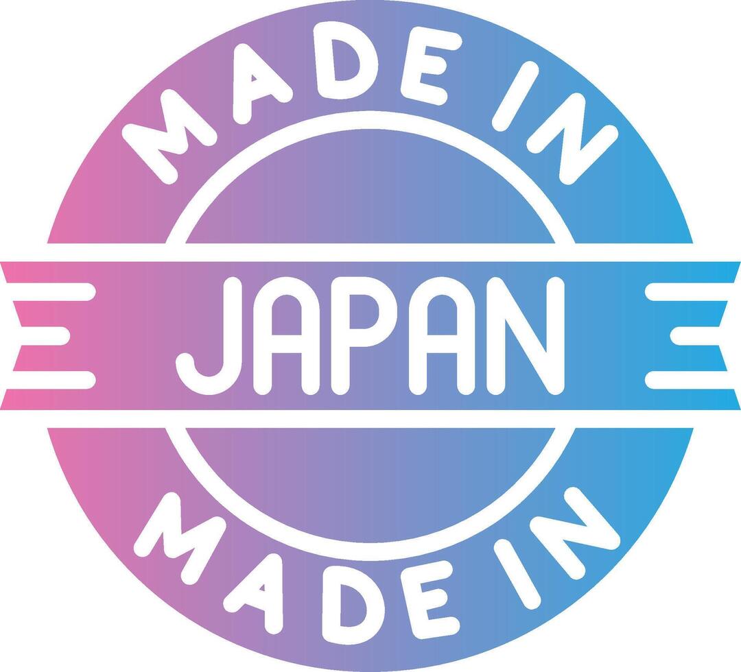 Made In Japan Digital App Concept vector