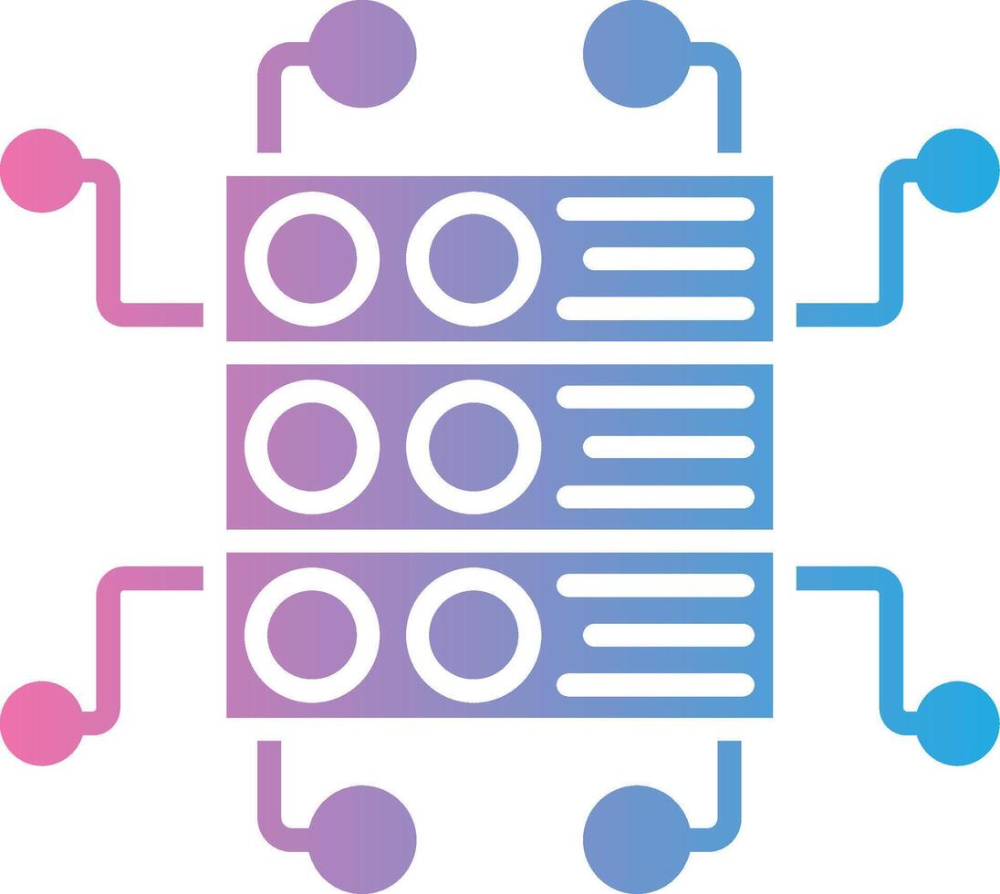 Technology Integration Detailed UI Piece vector
