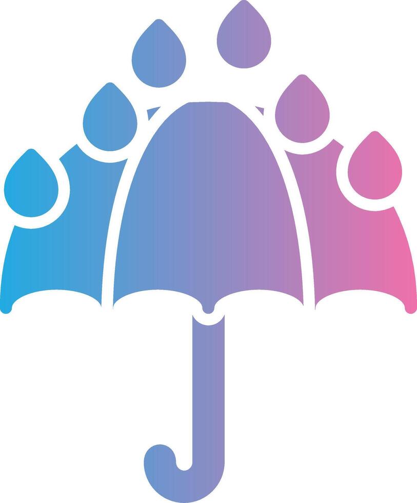 Umbrella Custom Line Element vector