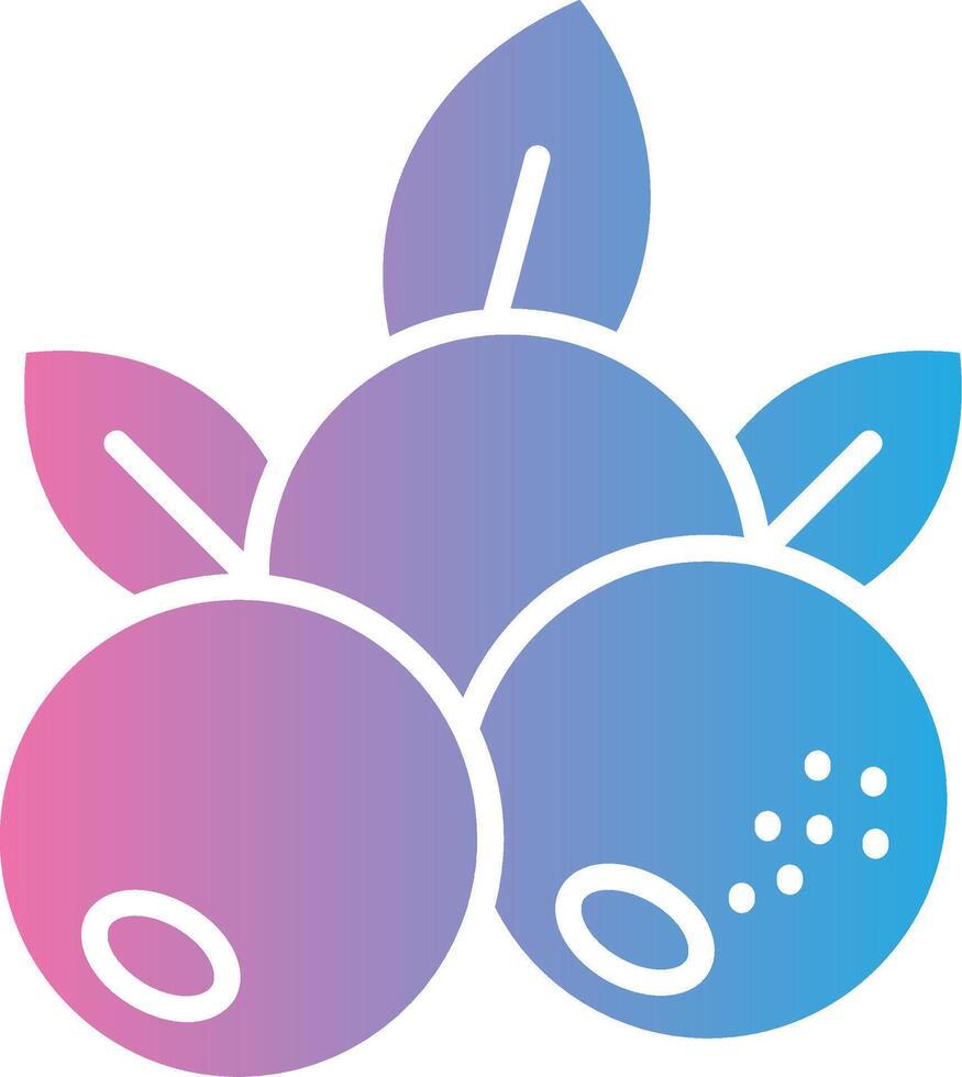 Blueberry Pastel Sketch Mark vector