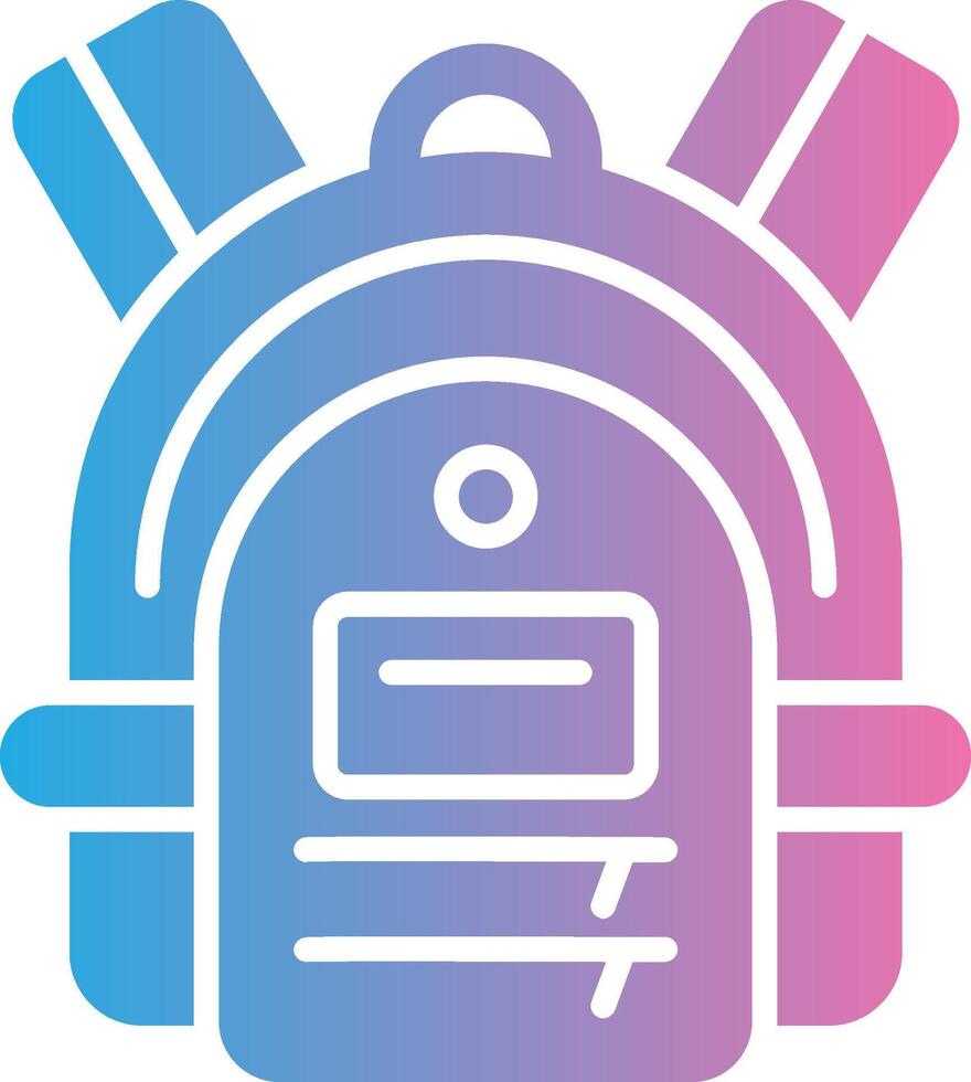 Backpack Coded UI Symbol vector
