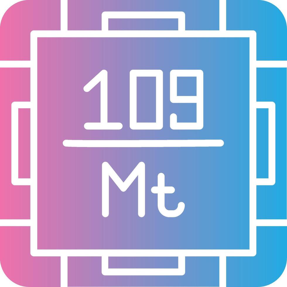 Meitnerium Geometric App Mark vector