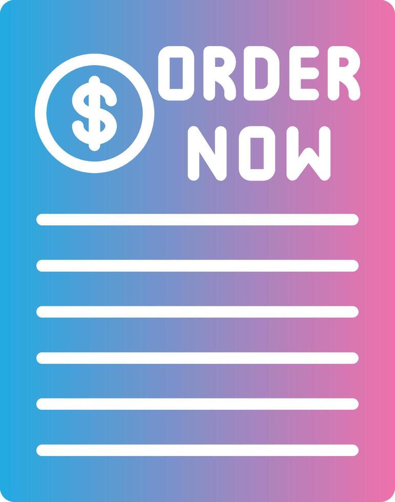 Order Now Mobile App Illustration vector
