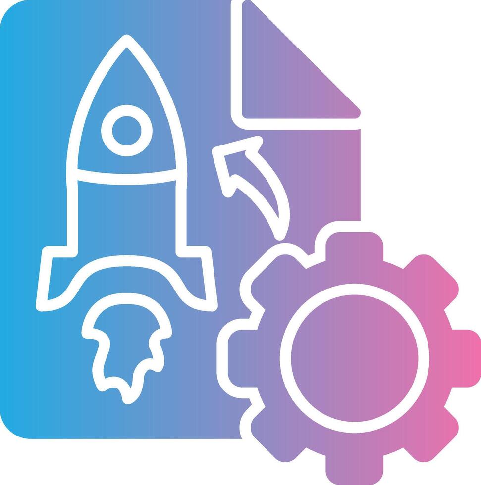 Project Launch Interactive Symbol vector