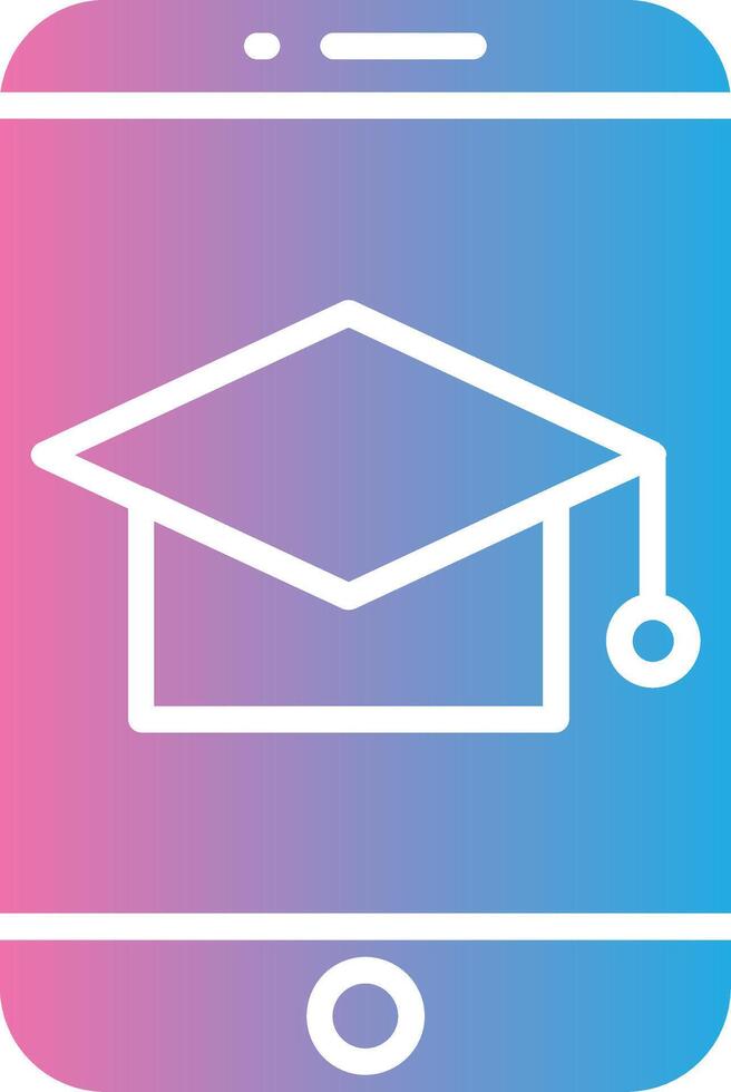Elearning Flat Symbol vector