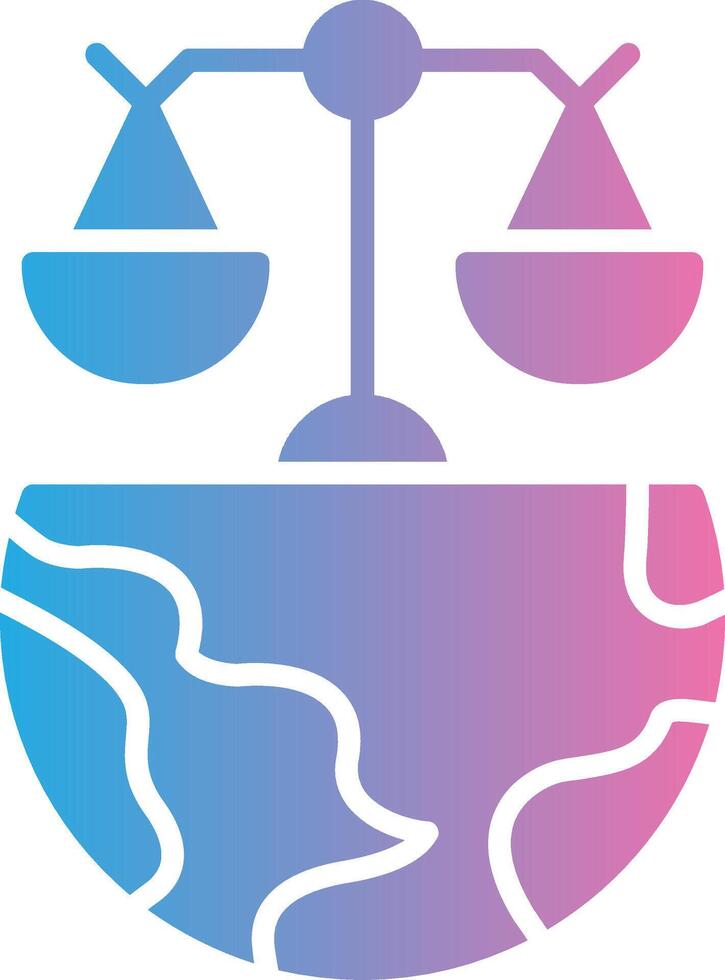 Global Laws Iconic Line Form vector