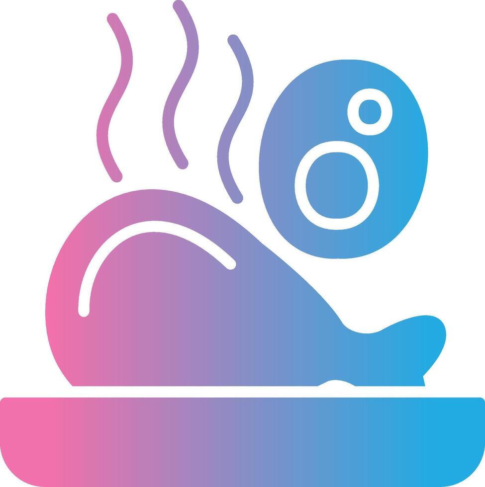 Ham Leg Tech Styled Form vector