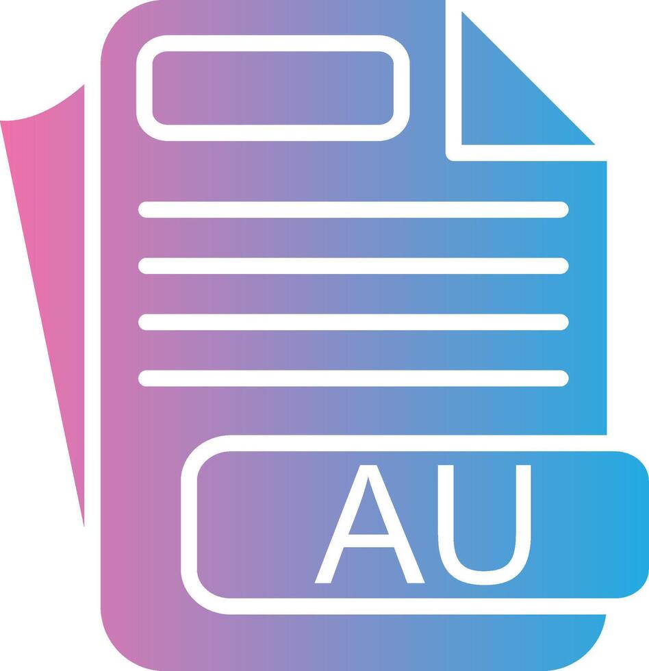 AU Gradient Style Element vector