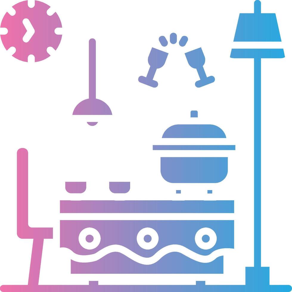 Buffet Sleek Visual Mark vector