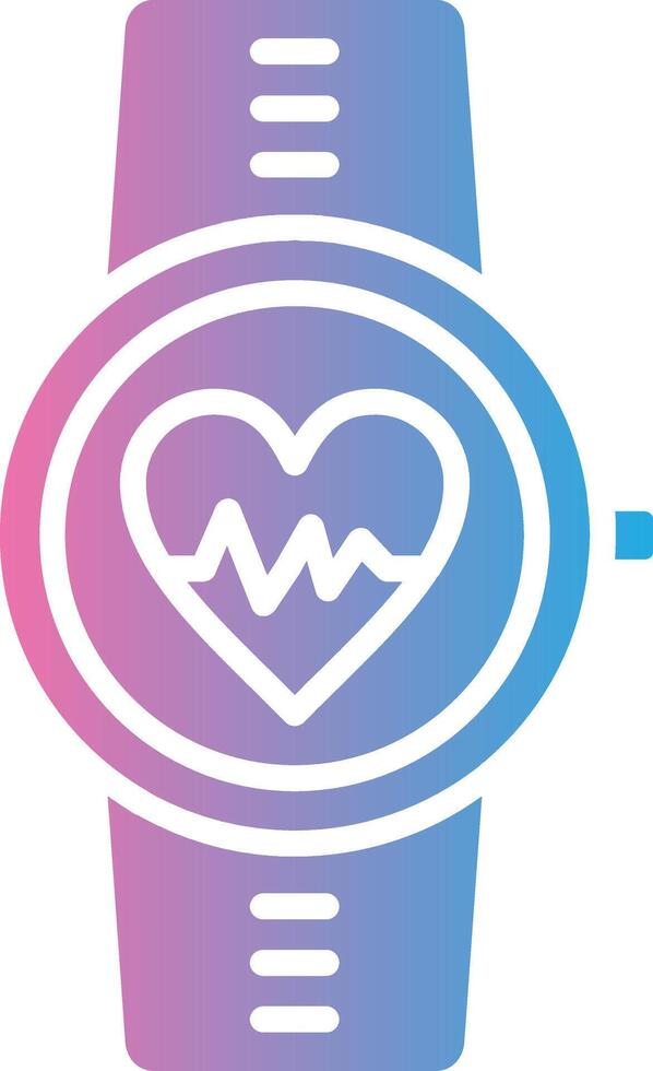 Sport Watch Simplified Line Mark vector