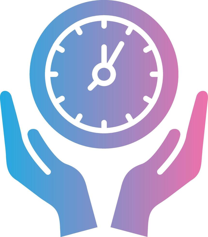 Timekeeping Clean Digital Design vector