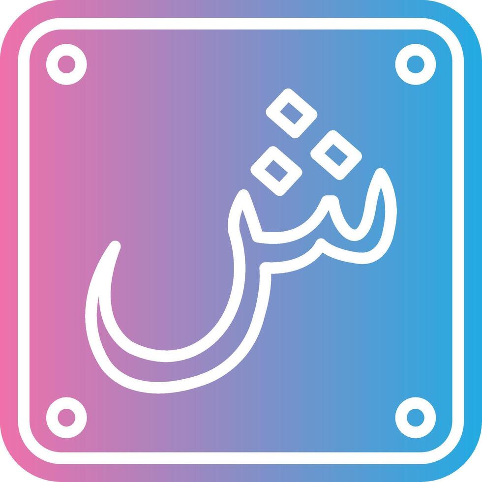 Arabic Language Flat UI Form vector