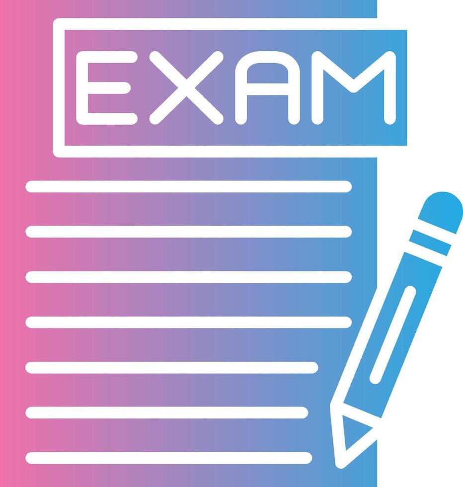 Exam Clean UI Concept vector