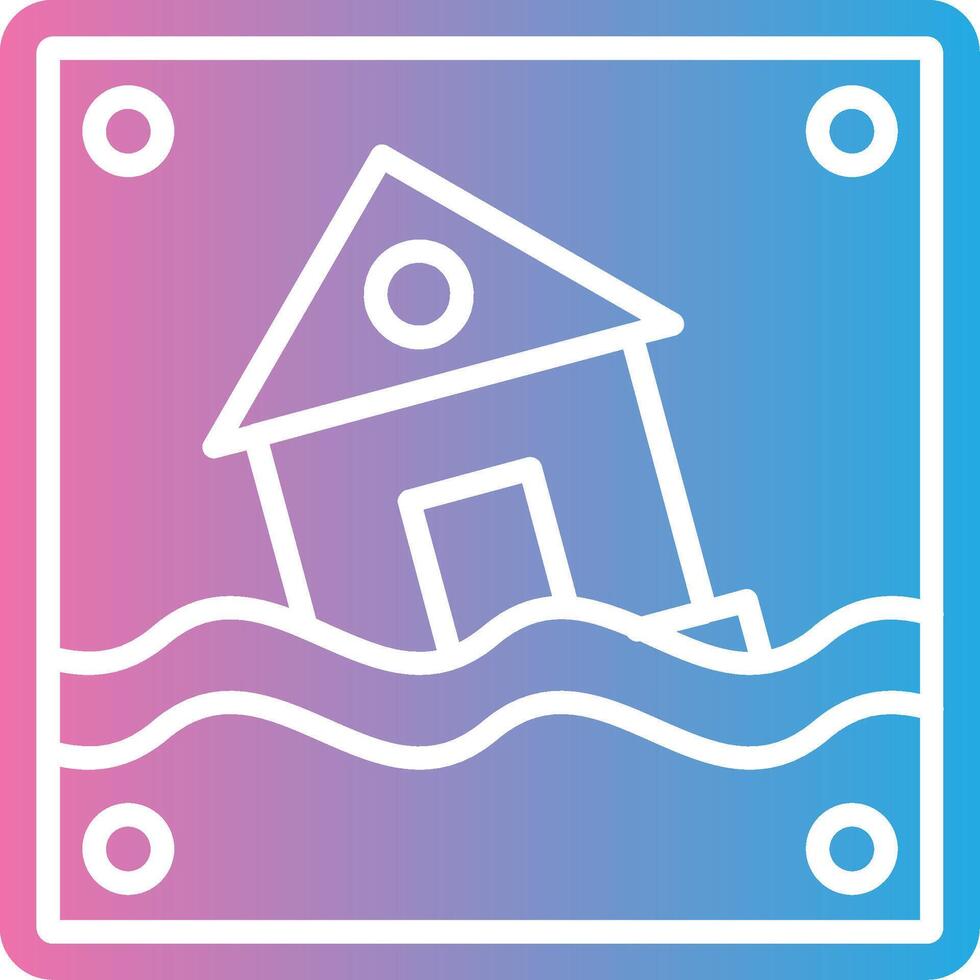 Flood Color Block Badge vector