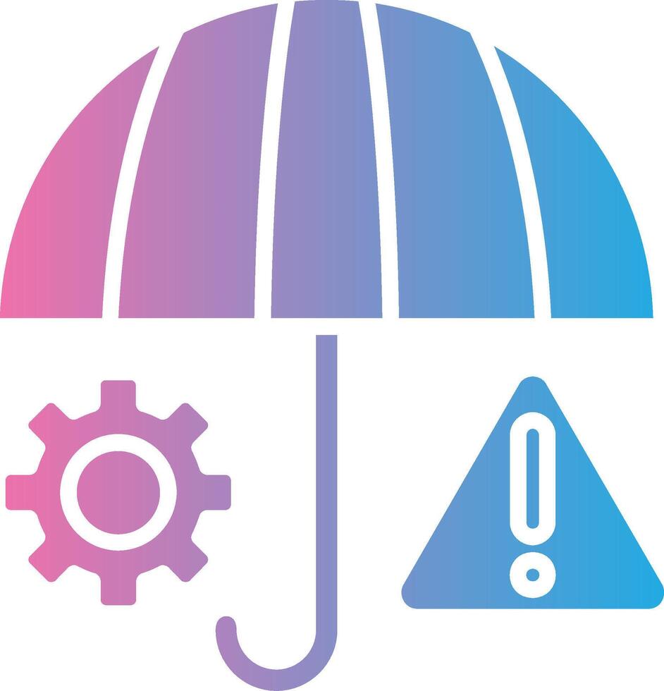 Mitigation Futuristic UI Mark vector