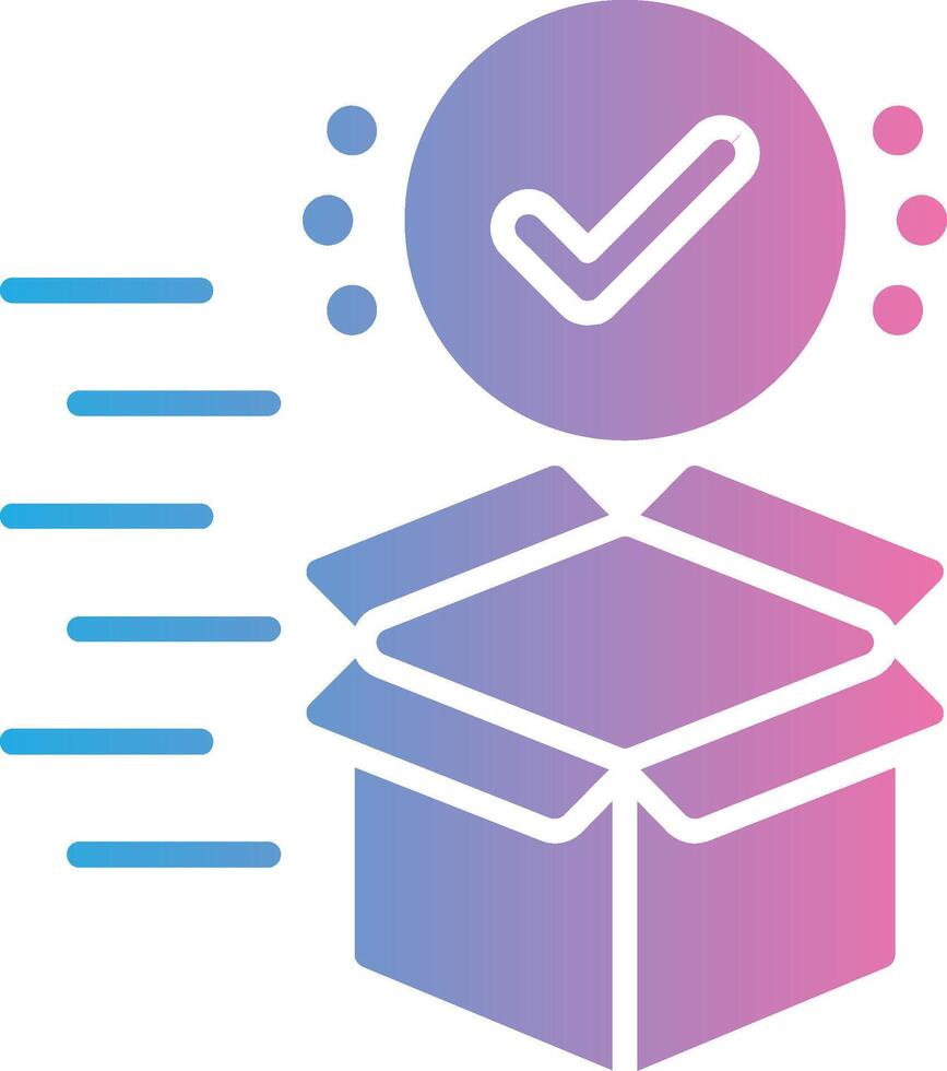 Delivery Box Detailed UI Piece vector