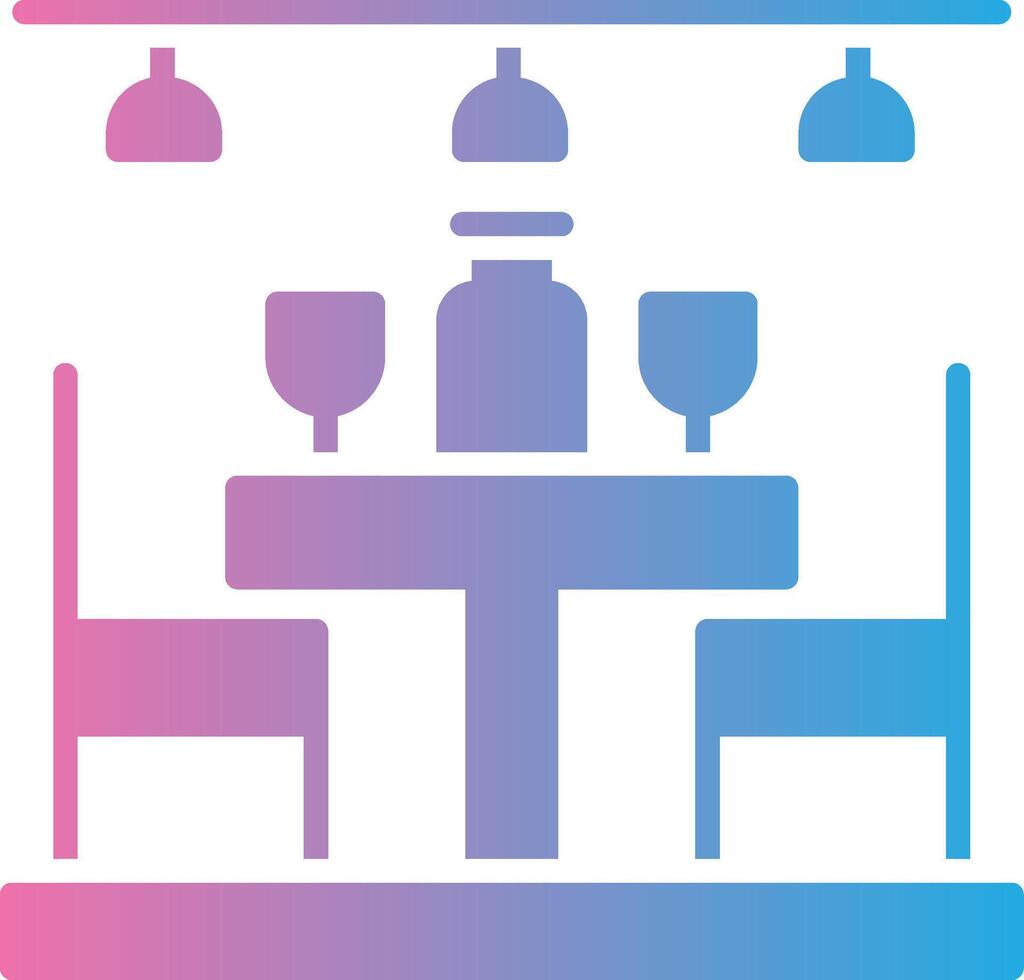 Dining Table Sharp Edge Visual vector