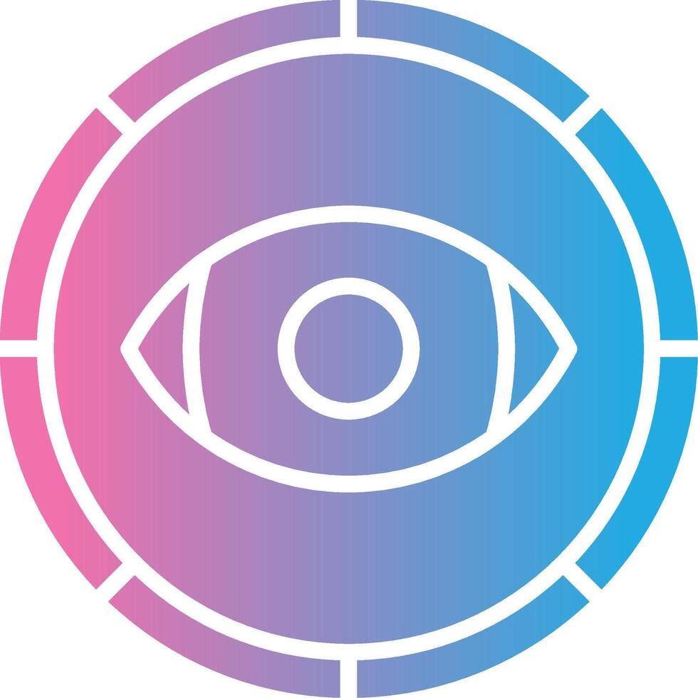 Eye Shadowed Flat Design vector