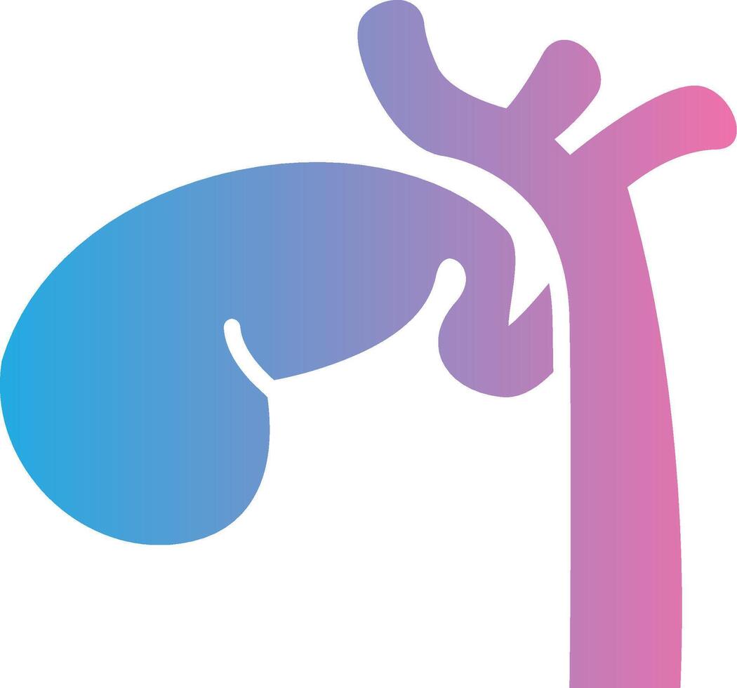 Gallbladder Handcrafted UI Symbol vector