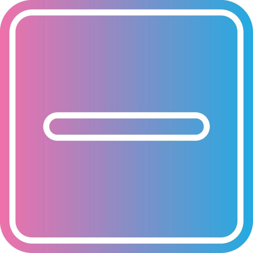 Minus Bright Flat Artwork vector