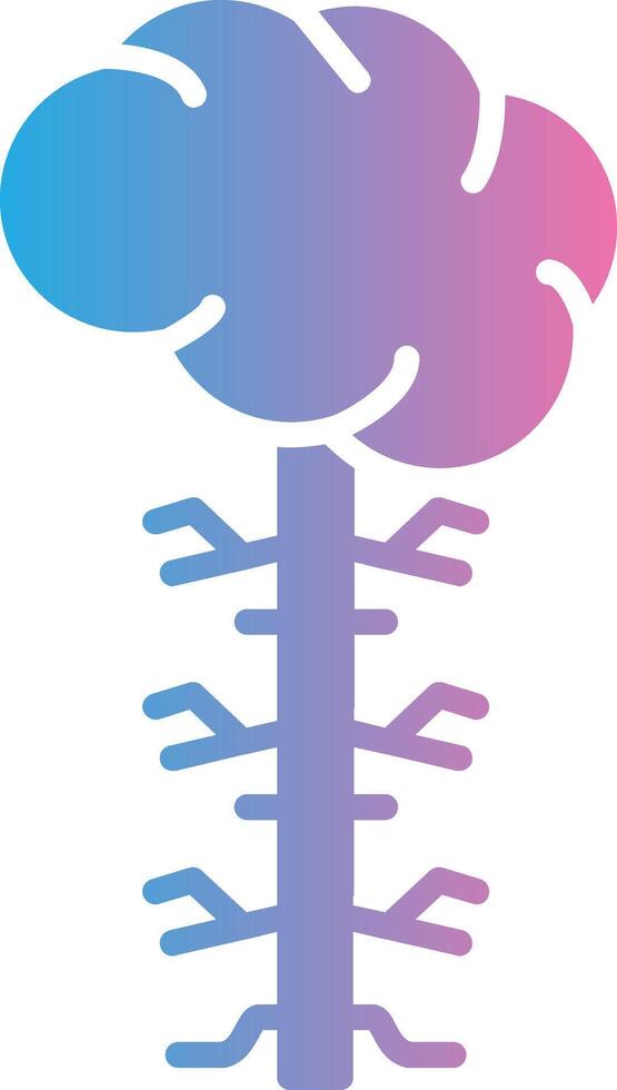 Nervous System Gradient Style Element vector