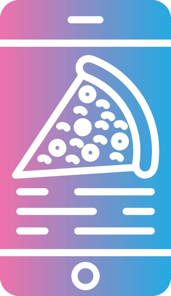 Order Food Futuristic App Badge vector