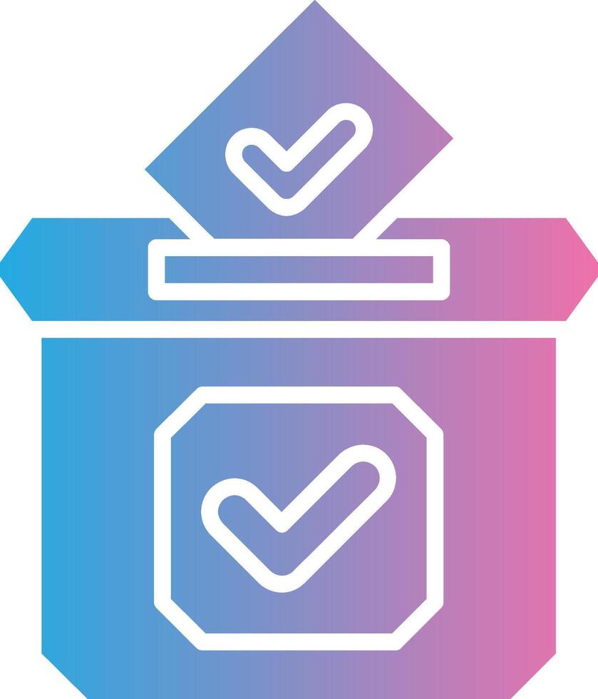 Vote Sleek Visual Mark vector