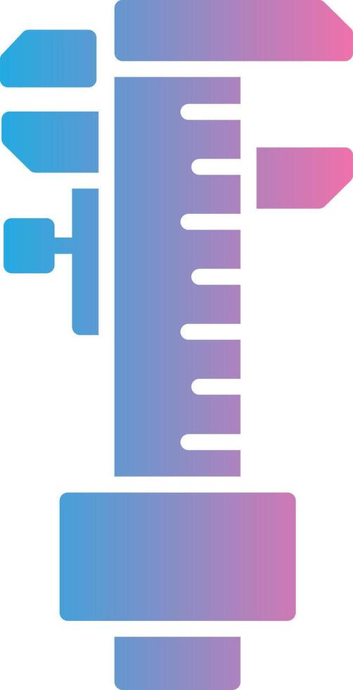 Caliper Mobile App Illustration vector