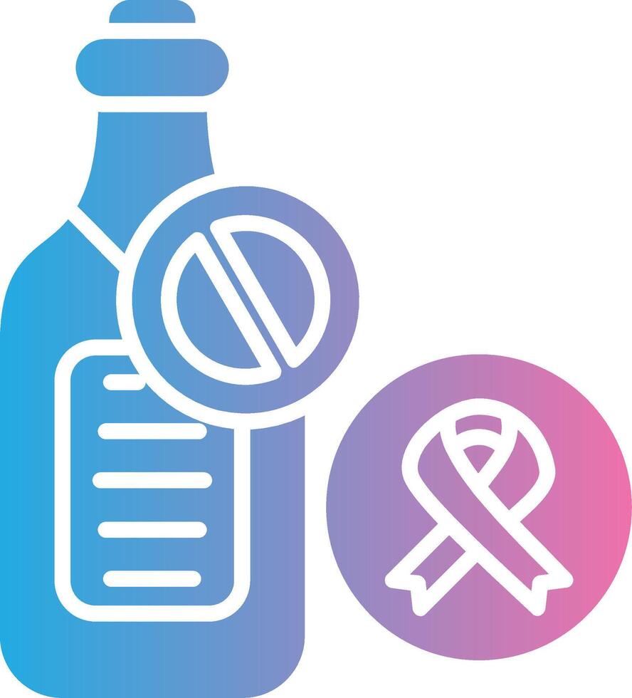 No Alcohol Bright Flat Artwork vector