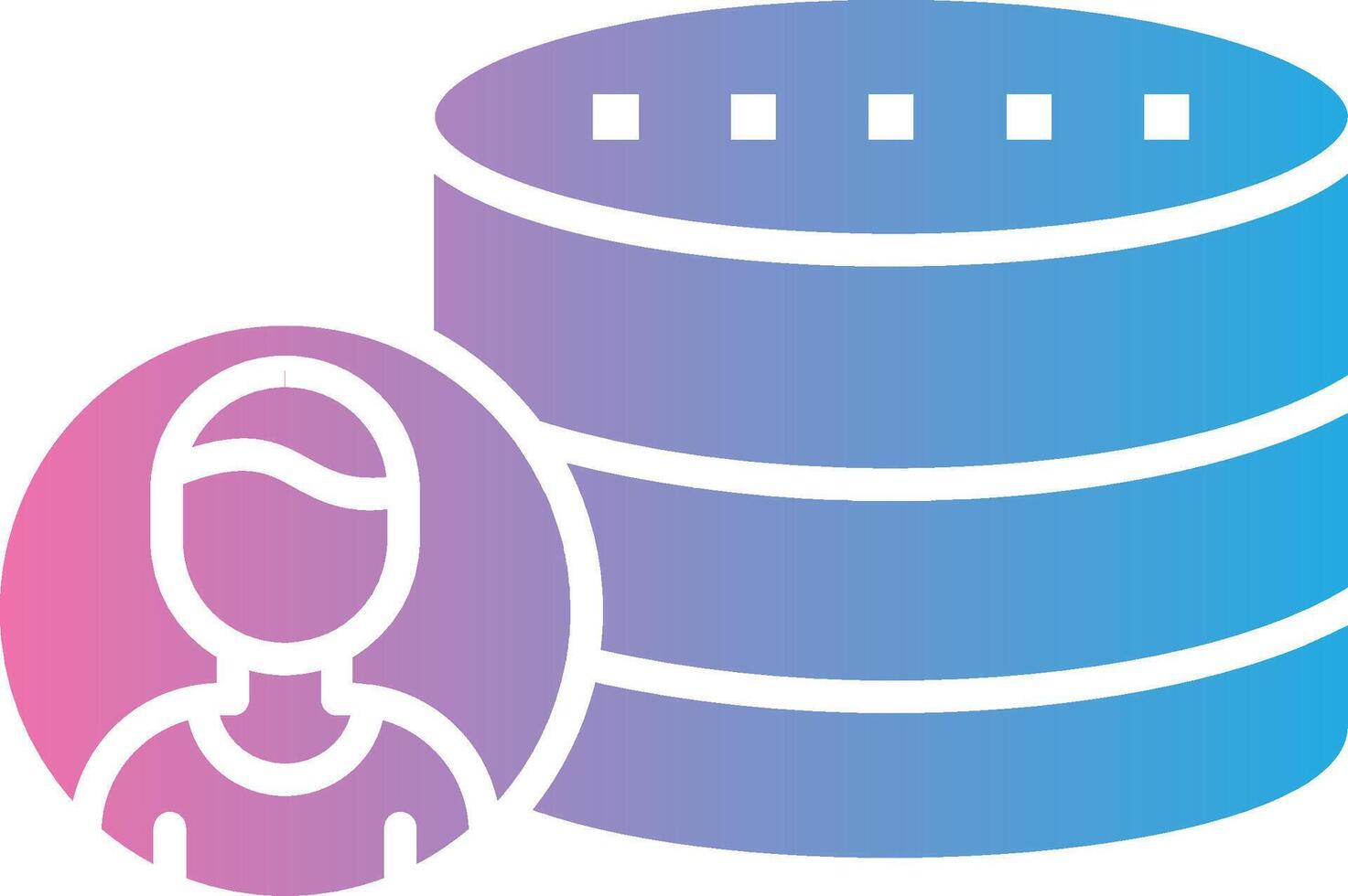 User Data Digital Tech Element vector
