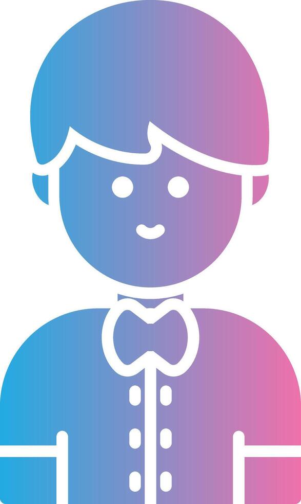 Chess Player Modern Color Symbol vector