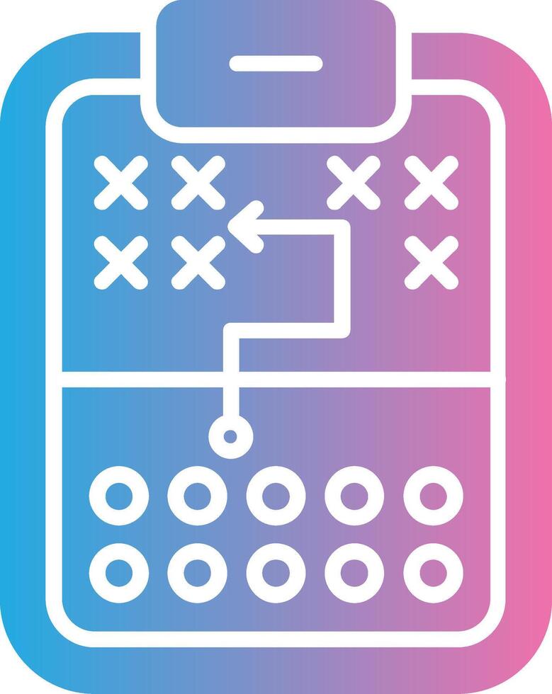 Game Strategy Color Block Badge vector