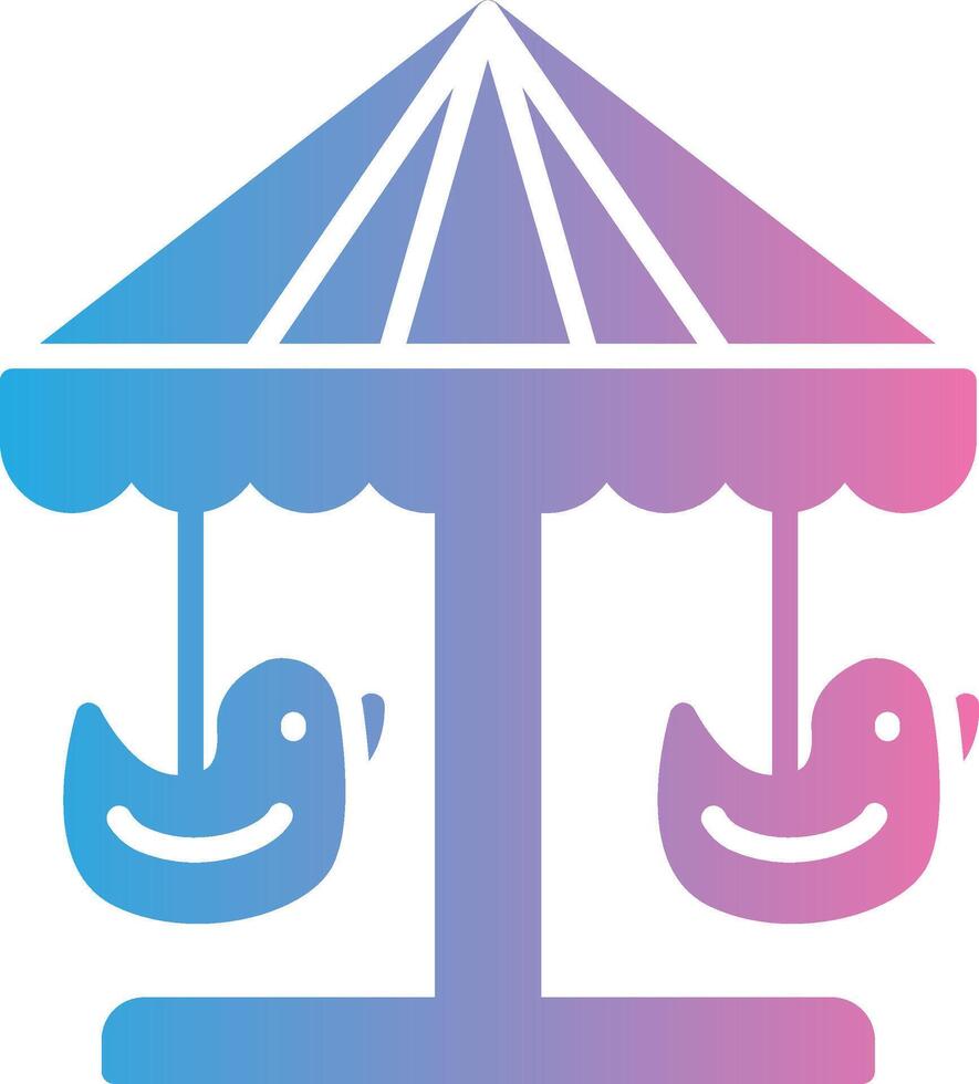 Merry Go Round High Detail Shape vector