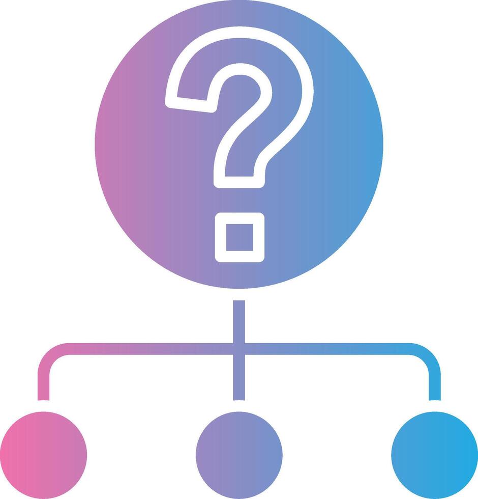 Question App-Based UI Graphic vector