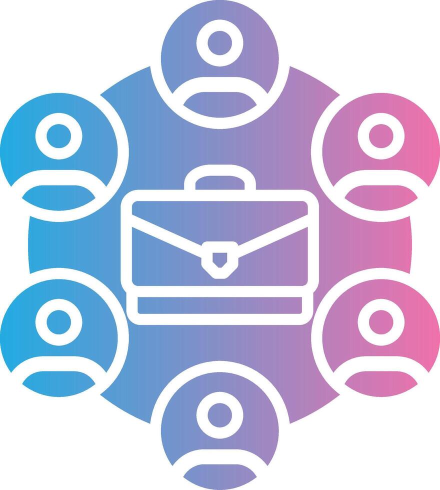 Job Rotation UX Focused Shape vector