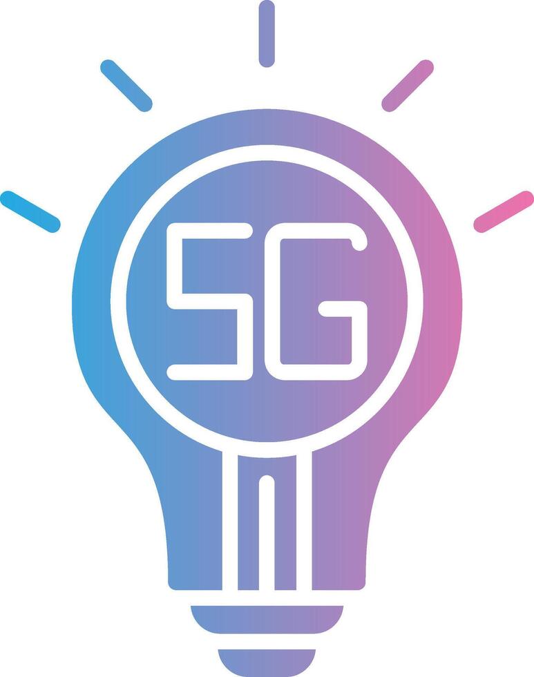 Light Bulb Iconic Line Form vector