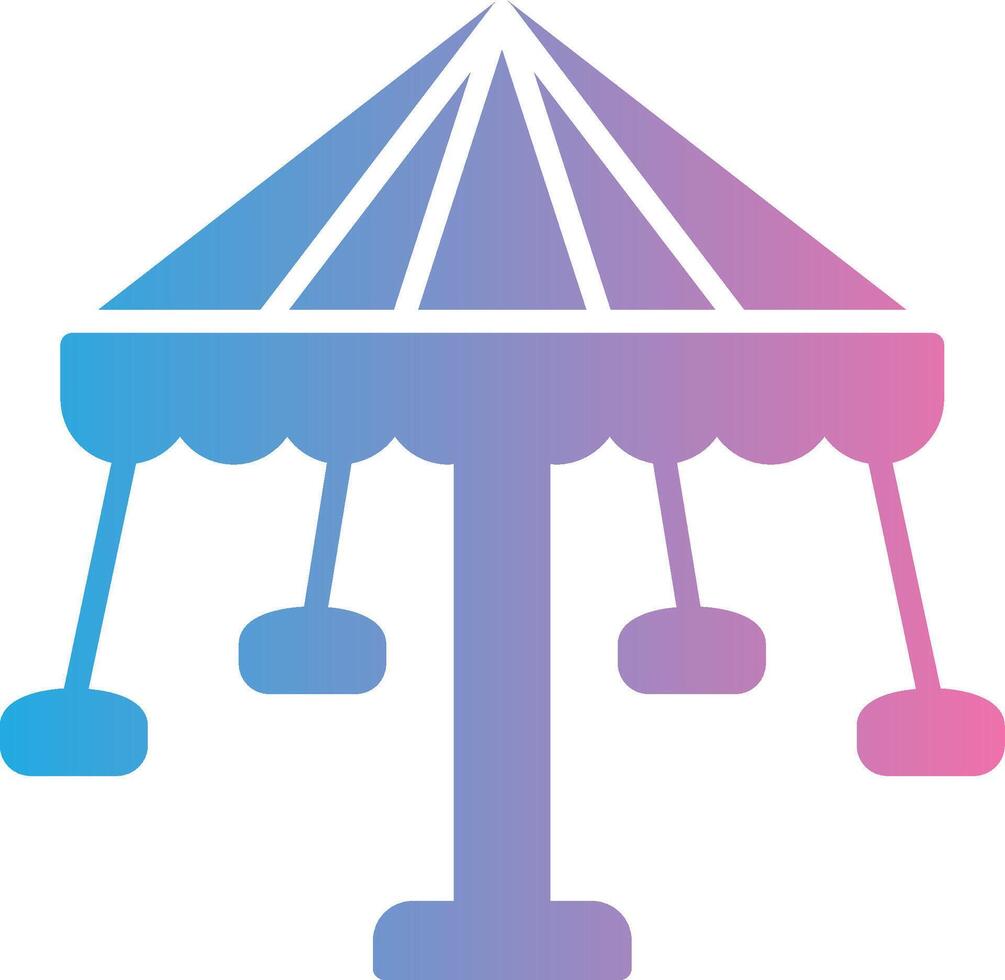 Merry Go Round Minimal Graphic Visual vector