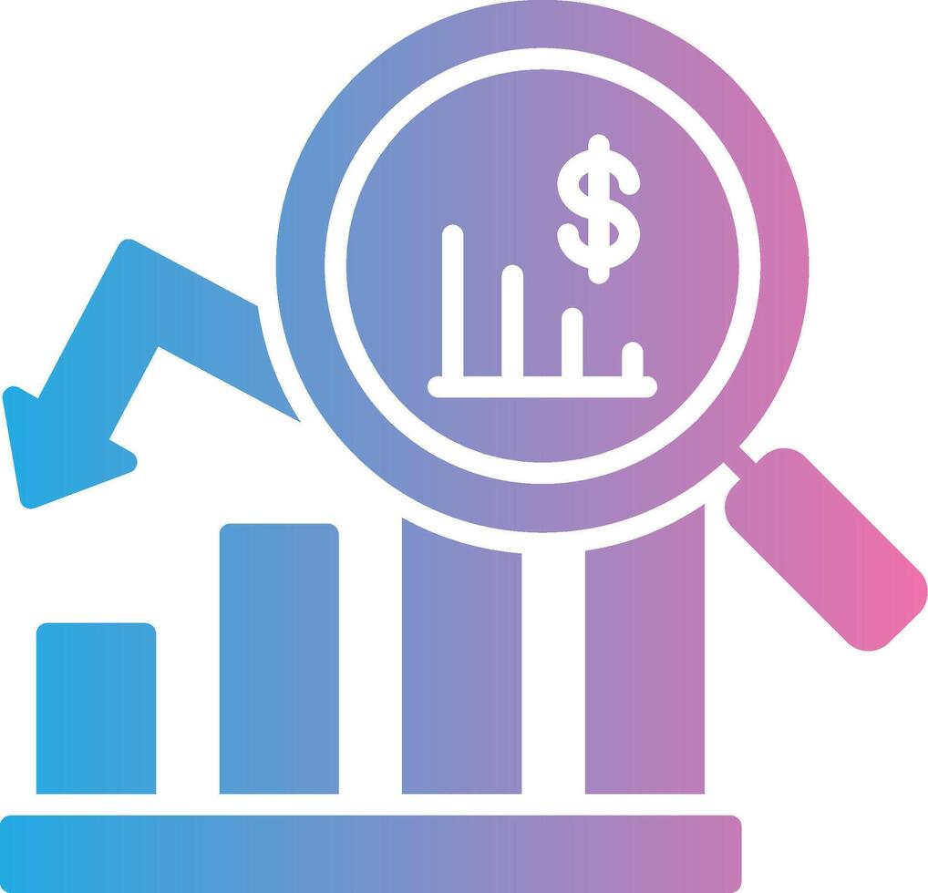 Market Research Color Block Badge vector