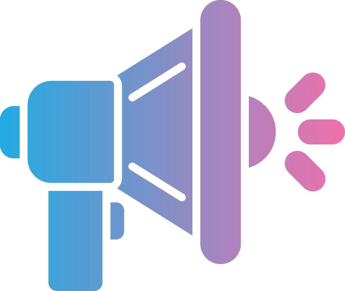 Megaphone Clean Digital Design vector