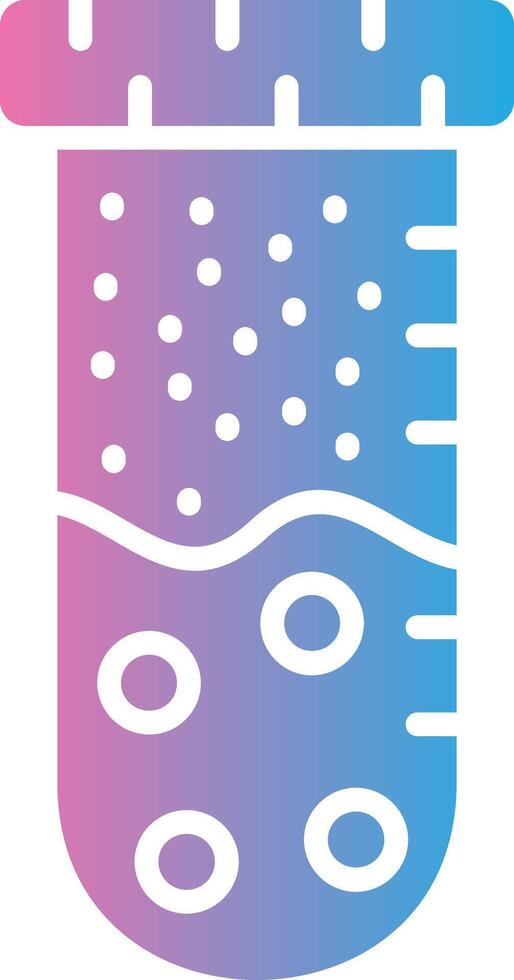 Test Tube Dark Mode Symbol vector