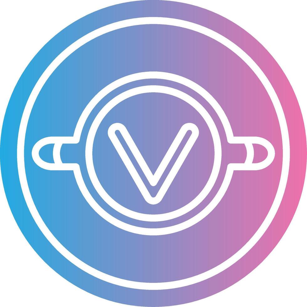 Voltmeter Custom Line Element vector