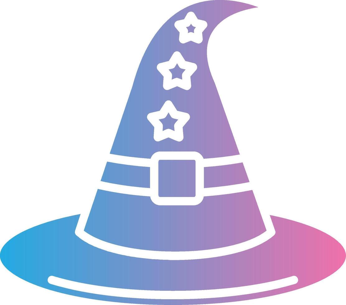 Witch Hat Pastel Tone Form vector