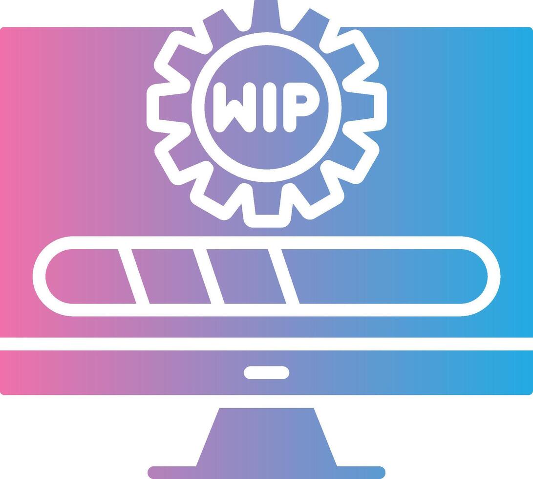 Wip Modern Shape Graphic vector
