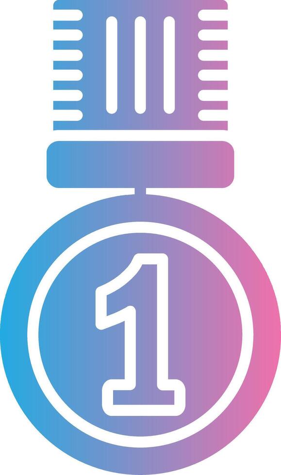 1st Prize Modern Interface Badge vector
