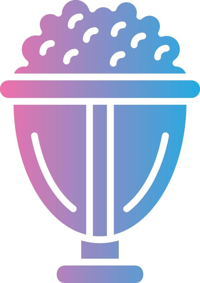 Popcorn Shadowed Flat Design vector