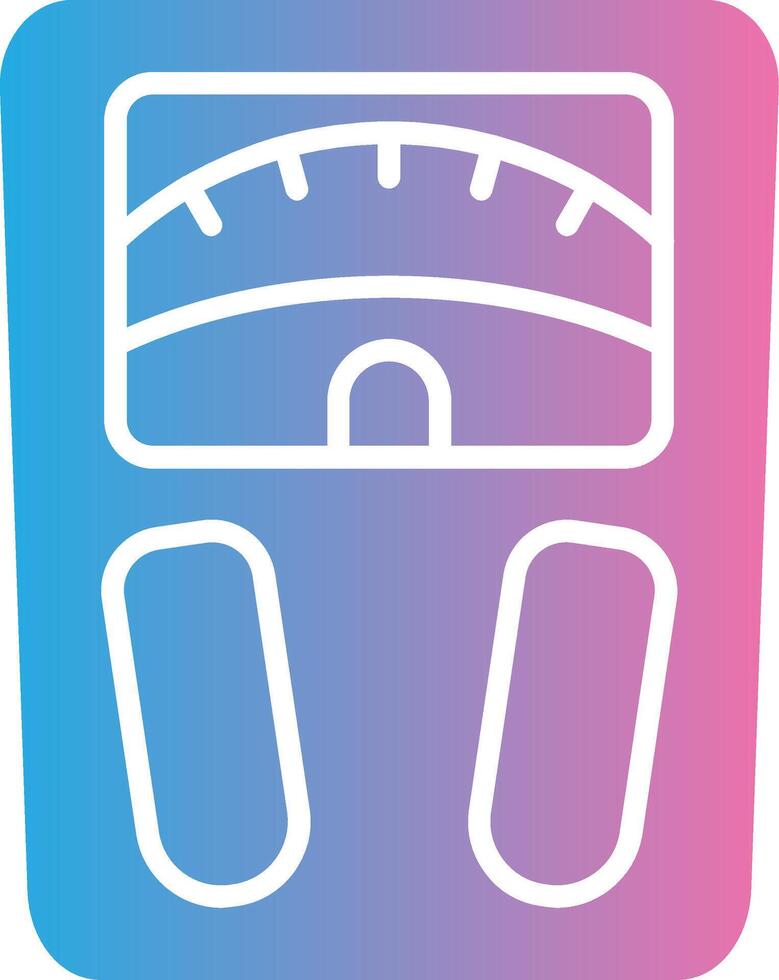 Weighing Scale Tech Styled Form vector