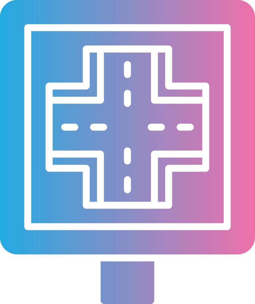 Cross Road UX Focused Shape vector