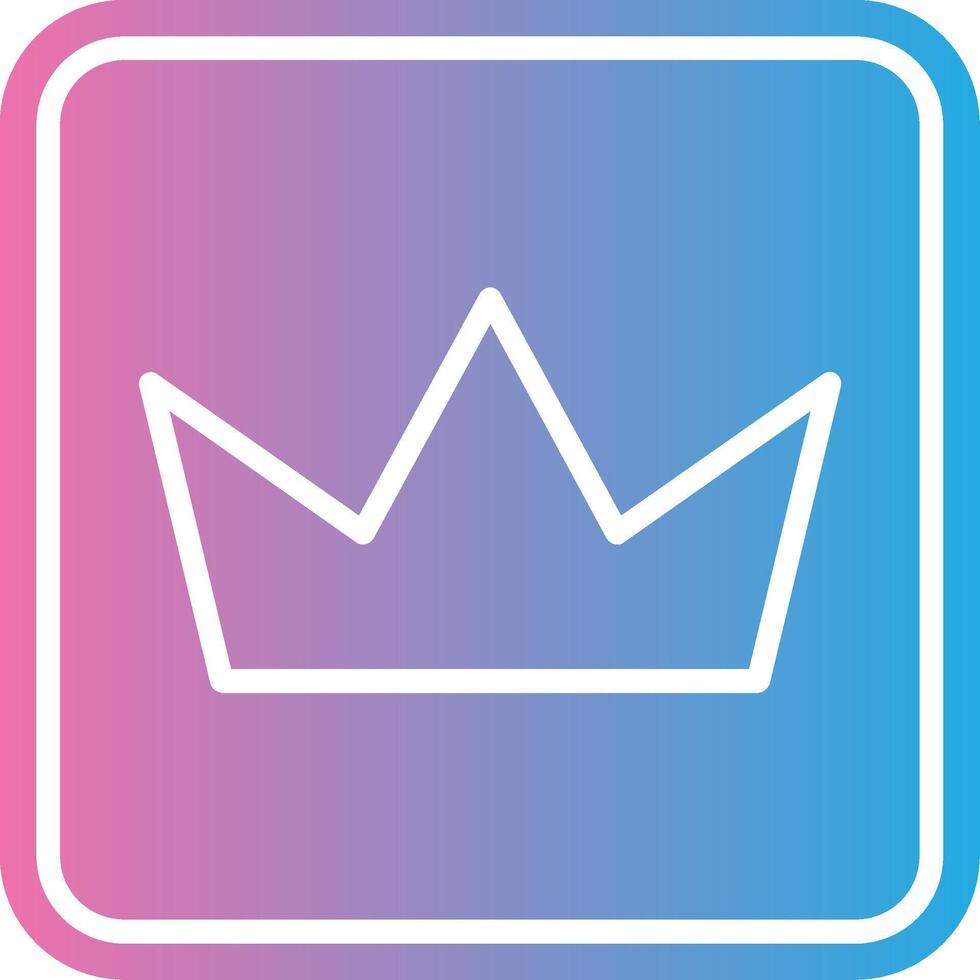 Crown Flat UI Form vector